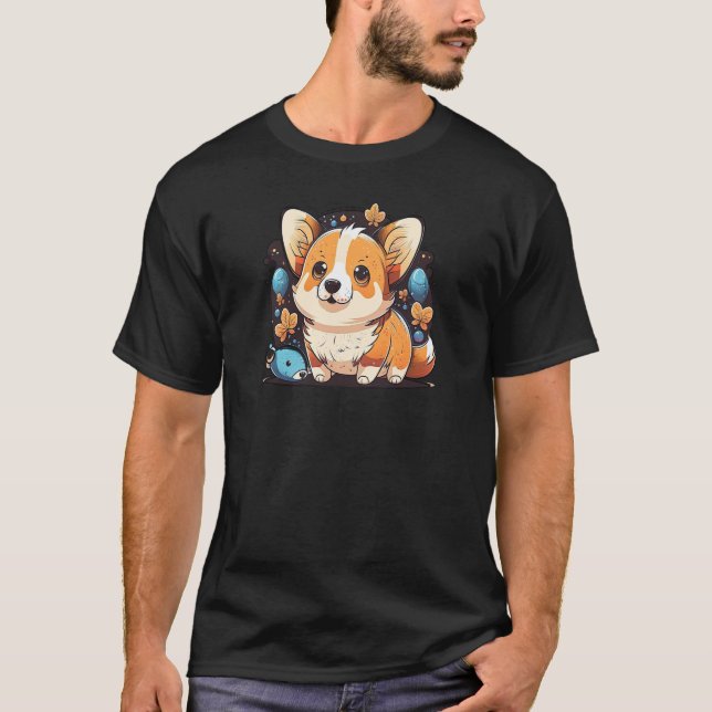 Cute Corgi Cool Pembroke Welsh Corgi  12 T-Shirt (Vorderseite)