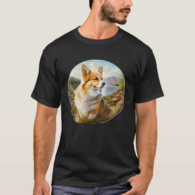 Cute Corgi Cool Pembroke Welsh Corgi  12 T-Shirt (Vorderseite)