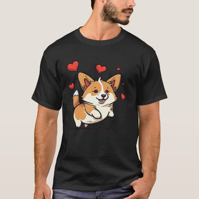 Cute Corgi Cool Pembroke Welsh Corgi  13 T-Shirt (Vorderseite)