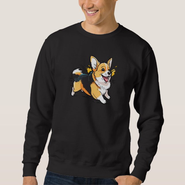 Cute Corgi Cool Pembroke Welsh Corgi  38 Sweatshirt (Vorderseite)