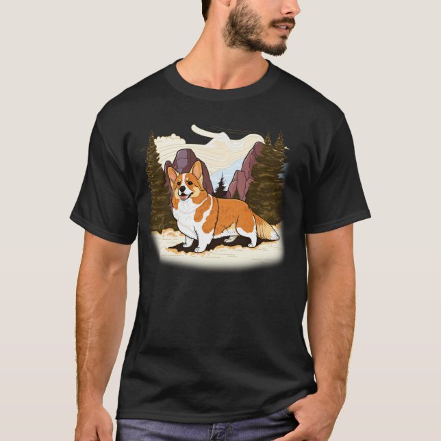 Cute Corgi Cool Pembroke Welsh Corgi  7 T-Shirt (Vorderseite)
