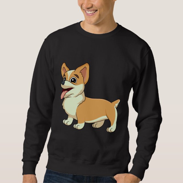 Cute Corgi      Sweatshirt (Vorderseite)