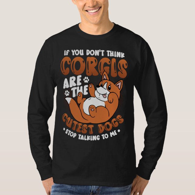 Cute Corgi T-Shirt (Vorderseite)