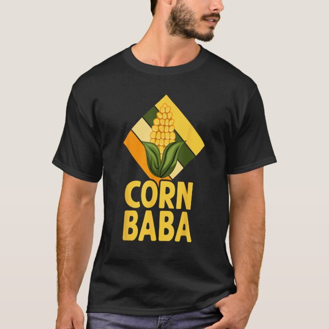 Cute Corn Family Corn Baba T-Shirt (Vorderseite)