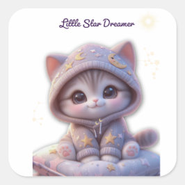 Cute Cosmic Cat Sticker