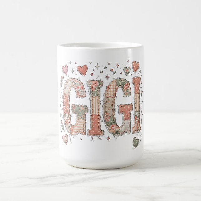 Cute Country Patchwork Gigi Kaffeetasse (Mittel)