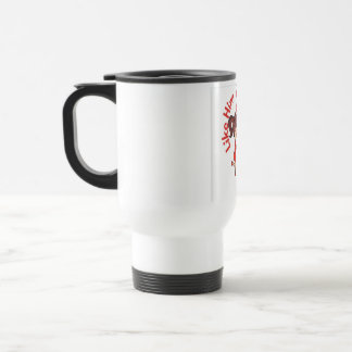 Cute Couple "Like Him" Romantic Cartoon Coffee Mug Reisebecher