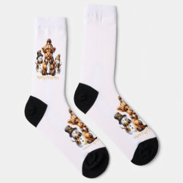 Cute Cow Christmas Socks Socken