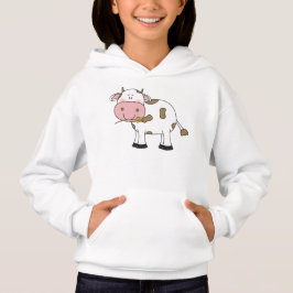 Cute Cow Design Adorable Farm Animal Art for Cow  Hoodie