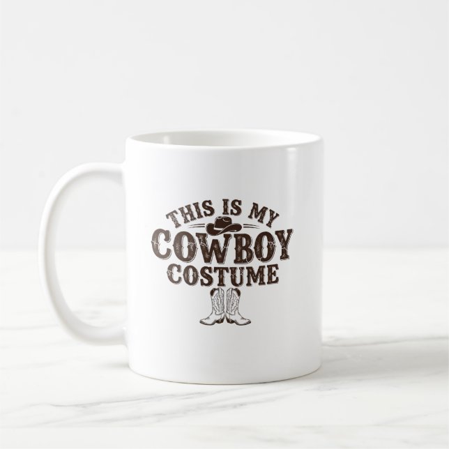 Cute Cowboy Western Cowboy Outfit Men  Coffee Mug Kaffeetasse (Links)