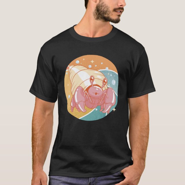 Cute Crawfish Ocean Crab Sea animal T-Shirt (Vorderseite)