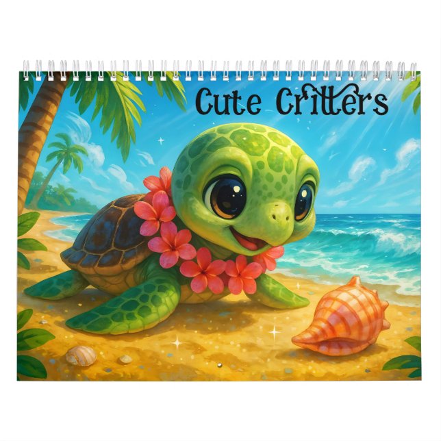 Cute Critters Calendar Kalender (Titelbild)