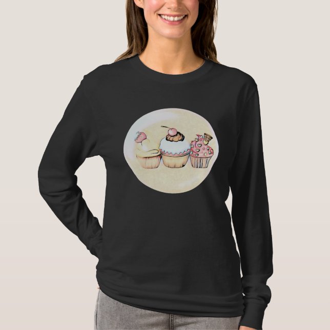 Cute  Cupcake  Bakery Cake  Baking T-Shirt (Vorderseite)