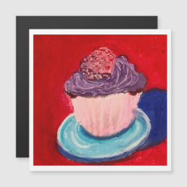 Cute Cupcke Magnetkarte