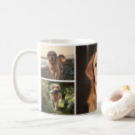 Cute Custom Dog 4 Photos Collage Personalized  Kaffeetasse<br><div class="desc">Celebrate your furry best friend with this Cute Custom Dog 4-Photo Collage Personalized Coffee Mug — the perfect gift for any dog lover. Featuring space for four cherished photos, this mug is a heartwarming way to start your day. Whether you're honoring a beloved pup or creating a keepsake for a...</div>