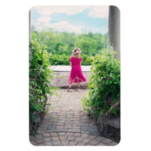 Cute Custom Personalized Child Foto Template Magnet