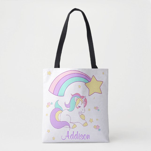 Cute Custom Personalized Magical Rainbow Unicorn (Vorderseite)