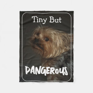 Cute Customizable Personalized Terrier Dog Mom Pet Fleecedecke