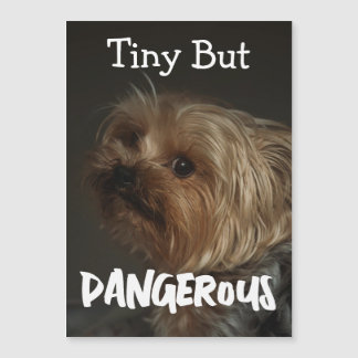 Cute Customizable Personalized Terrier Dog Mom Pet Magnetkarte