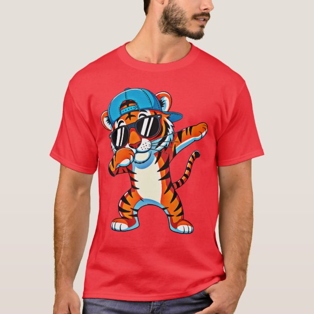 Cute Dabbingiger Menoddler Boys Animal Wildcats fr T-Shirt (Vorderseite)