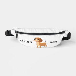 Cute Dachshund Fanny Pack – Playful Illustrated Bauchtasche