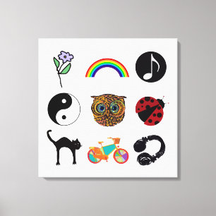 cute decor-idea leinwanddruck