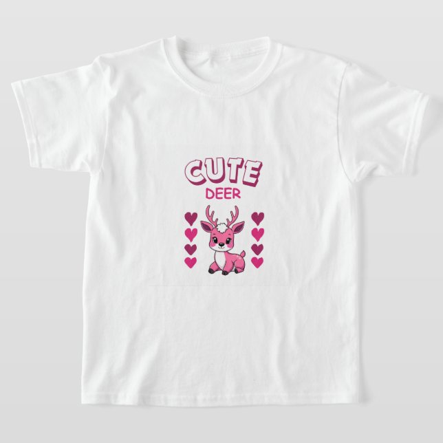 cute deer sticker design  T-Shirt (Ablage )