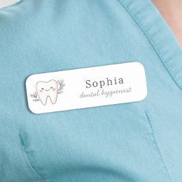 Cute Dental Hygienist Namensschild