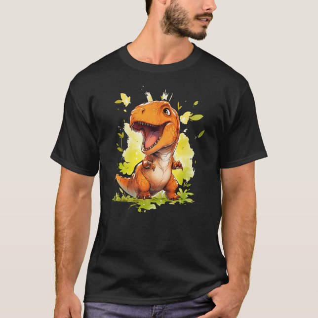 Cute dinosaur funny dinosaur lover baby T-rex T-Shirt (Vorderseite)