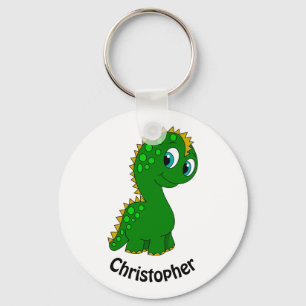 Cute Dinosaur Personalized Schlüsselanhänger