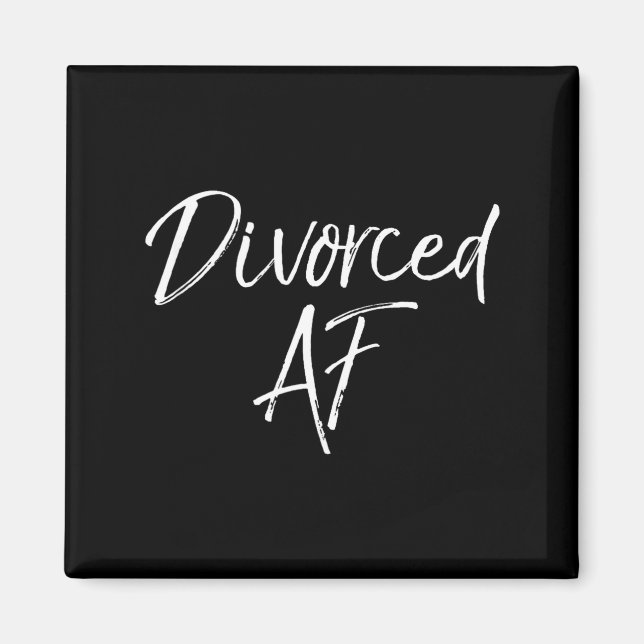 Cute Divorce Gift For Women Funny Divorcee Idea Di Magnet (Vorne)
