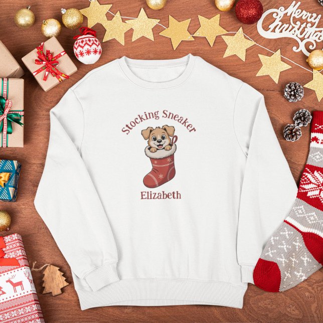 Cute Dog Matching Family Christmas Sweatshirt (Von Creator hochgeladen)