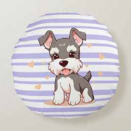 Cute Dog Rundes Kissen