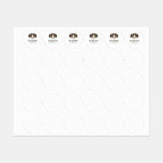 Cute Dog stickers Etiketten