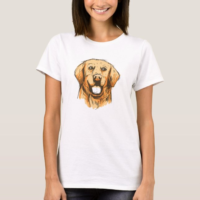 Cute dog T-Shirt (Vorderseite)