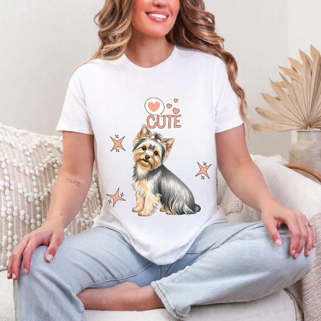 Cute dog T-shirt, gifts for her T-Shirt (Von Creator hochgeladen)
