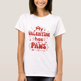 Cute Dog Valentine Gift for Pet Lovers T-Shirt