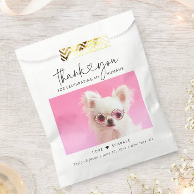 Cute Doggie Bag | Thank You Dog Wedding Favor Bag Geschenktütchen (Von Creator hochgeladen)
