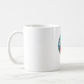 Cute Dragonfly Stained Glass Floral Dragon Fly Lov Kaffeetasse