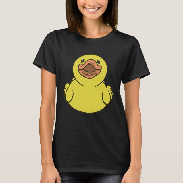 Cute Duck Ducklings Rubber Duck T-Shirt (Vorderseite)