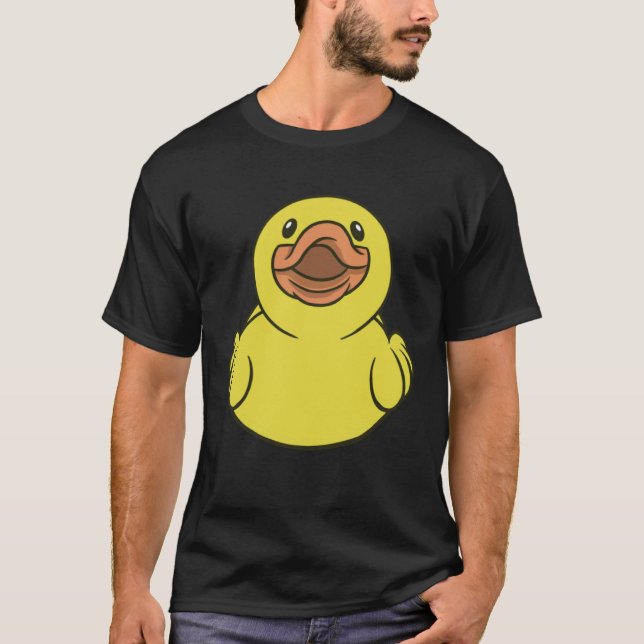 Cute Duck Ducklings Rubber Duck T-Shirt (Vorderseite)