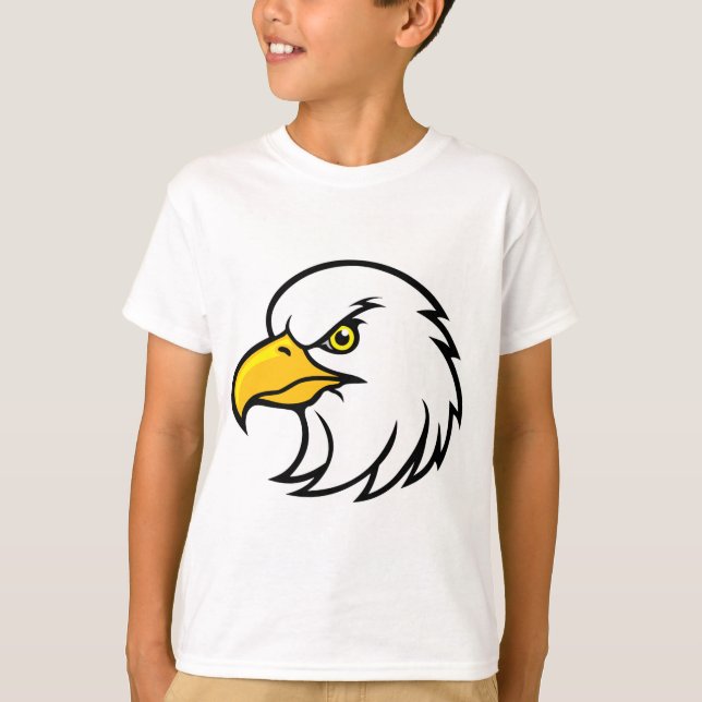 Cute Eagle Baby T-Shirt Simple Animal Illustration (Vorderseite)