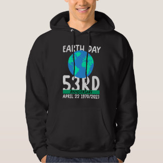 cute earth day 53rd anniversary earth day  2 hoodie