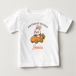 Cute Easter Bunny 1st Birthday Party Baby T-shirt