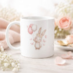 Cute Easter Bunny Mug with Pastel Balloons Kaffeetasse<br><div class="desc">Celebrate the joy of Easter and spring with this adorable bunny mug featuring soft pastel balloons. Inspired by the Easter Bunny and the fresh colors of the season, this ceramic mug makes the perfect Easter gift for kids, family, or bunny lovers. A sweet addition to Easter baskets, spring brunch tables,...</div>