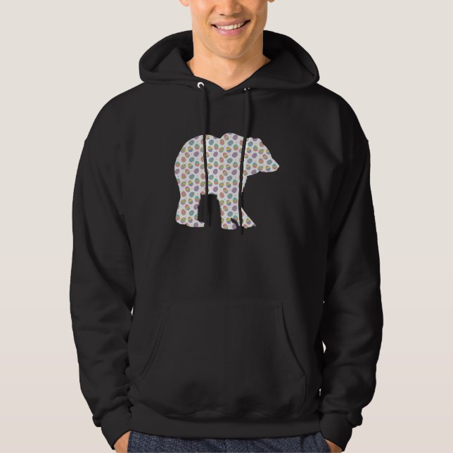 Cute Easter Egg Polar Bear  Easter Day 2023 Hoodie (Vorderseite)