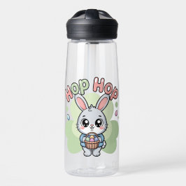 Cute Easter Hop Hop Bunny Basket Artwork Trinkflasche
