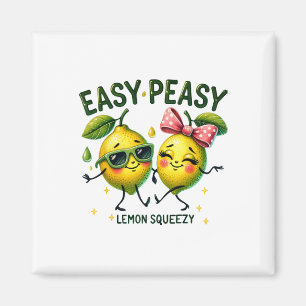 Cute Easy Peasy Lemon Squeezy Hallo Sommerferien Magnet