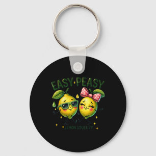 Cute Easy Peasy Lemon Squeezy Hallo Sommerferien Schlüsselanhänger