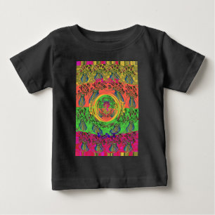 Cute Eat Love Play Hakuna Matata Colors.png Baby T-shirt